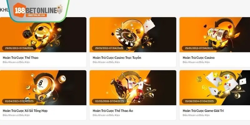 Chính sách hoàn trả tiền cược đạt tỷ lệ thanh toán siêu khủng